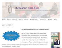 Tablet Screenshot of cheltenhamopendoor.org.uk